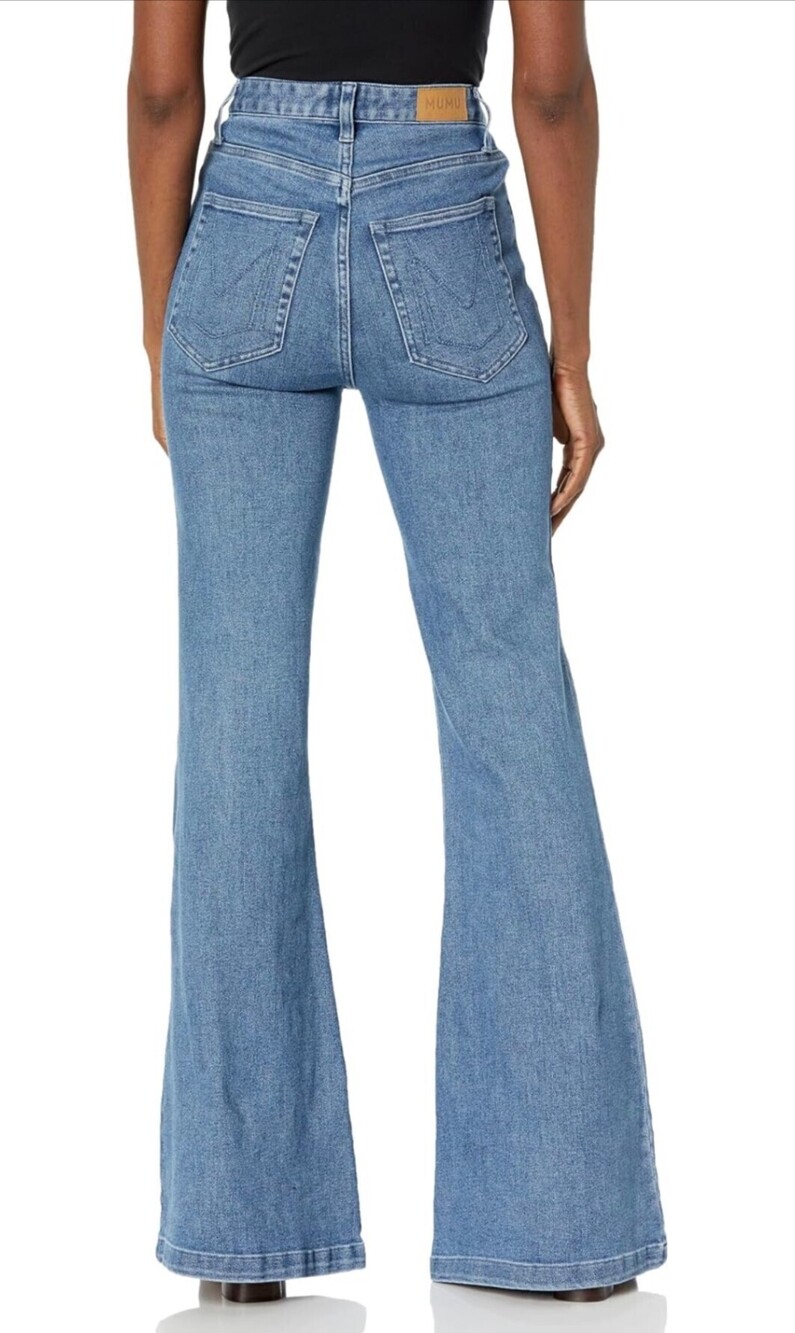 Show Me Your Mumu Hawaii Bell Jeans Sky Ride Size 30 NWT